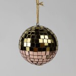 Ten Thousand Villages USA Rose Gold Disco Ball Ornament
