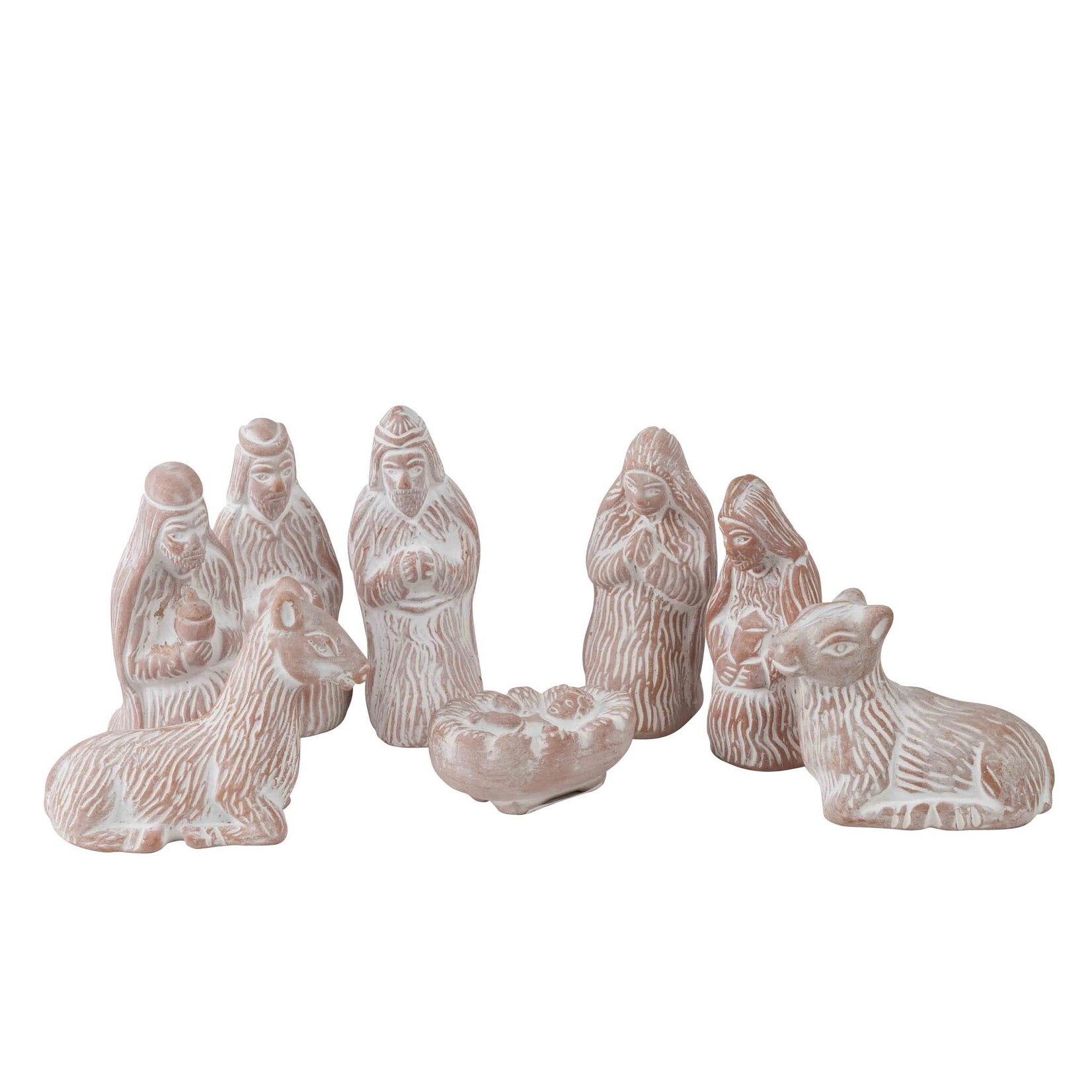 Ten Thousand Villages USA Silent Night Terracotta Nativity