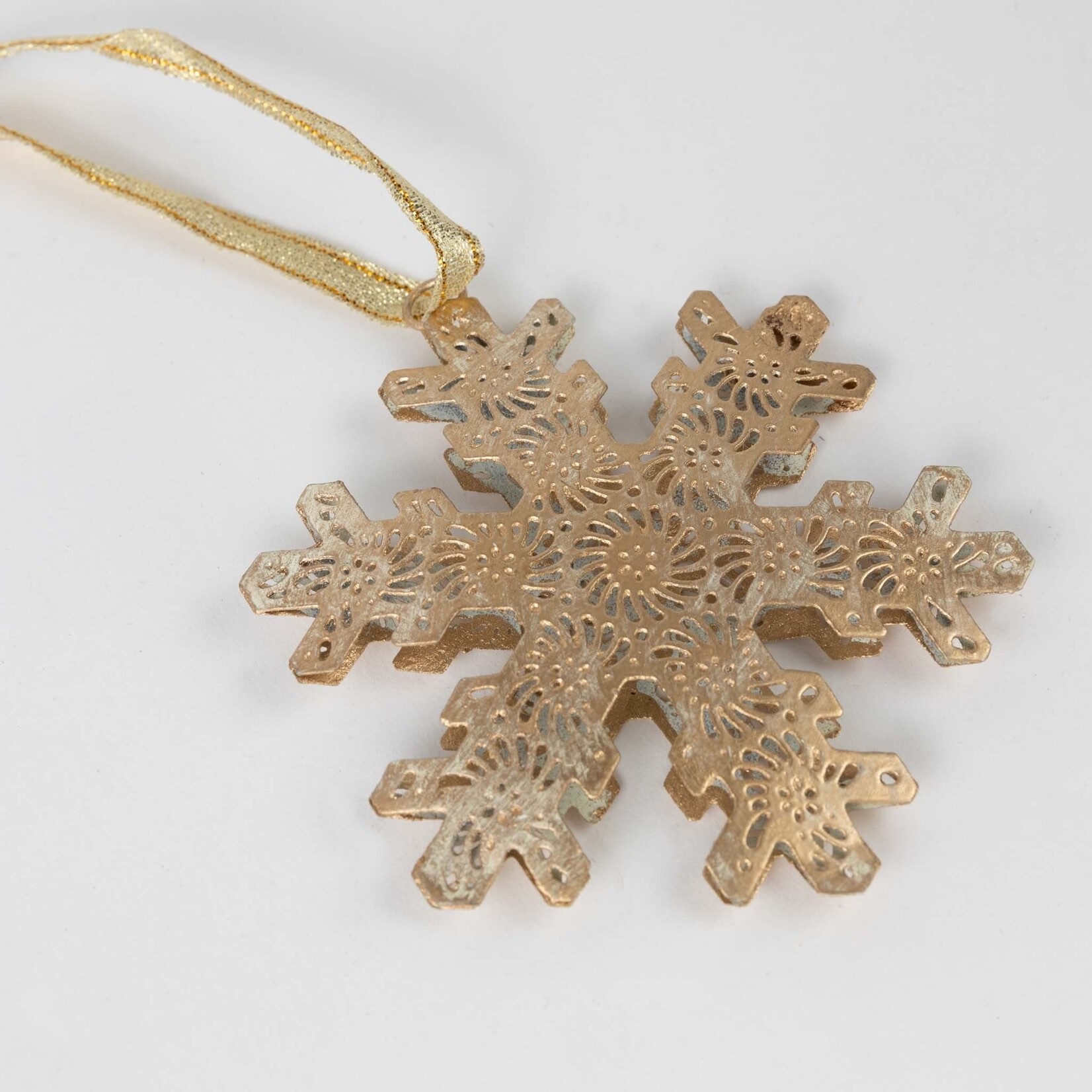 Ten Thousand Villages USA Snowy Day Snowflake Ornament