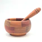 Women of the Cloud Forrest Tropical Hardwood Mortar and Pestle Multi Wood, Nicaragua