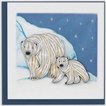 Kalyn Polar Bears Quilling Card, Vietnam