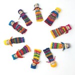 Global Crafts Assorted Worry Dolls - Set of 10, Guatemala