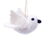 Global Crafts Dove Felt Ornament, Nepal