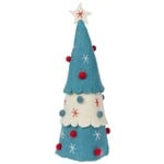 Global Crafts Turquoise Christmas Tree Topper Large, Nepal