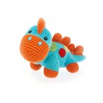 Pebble Stegosaurus Plush Dino, Turquoise, Bangladesh