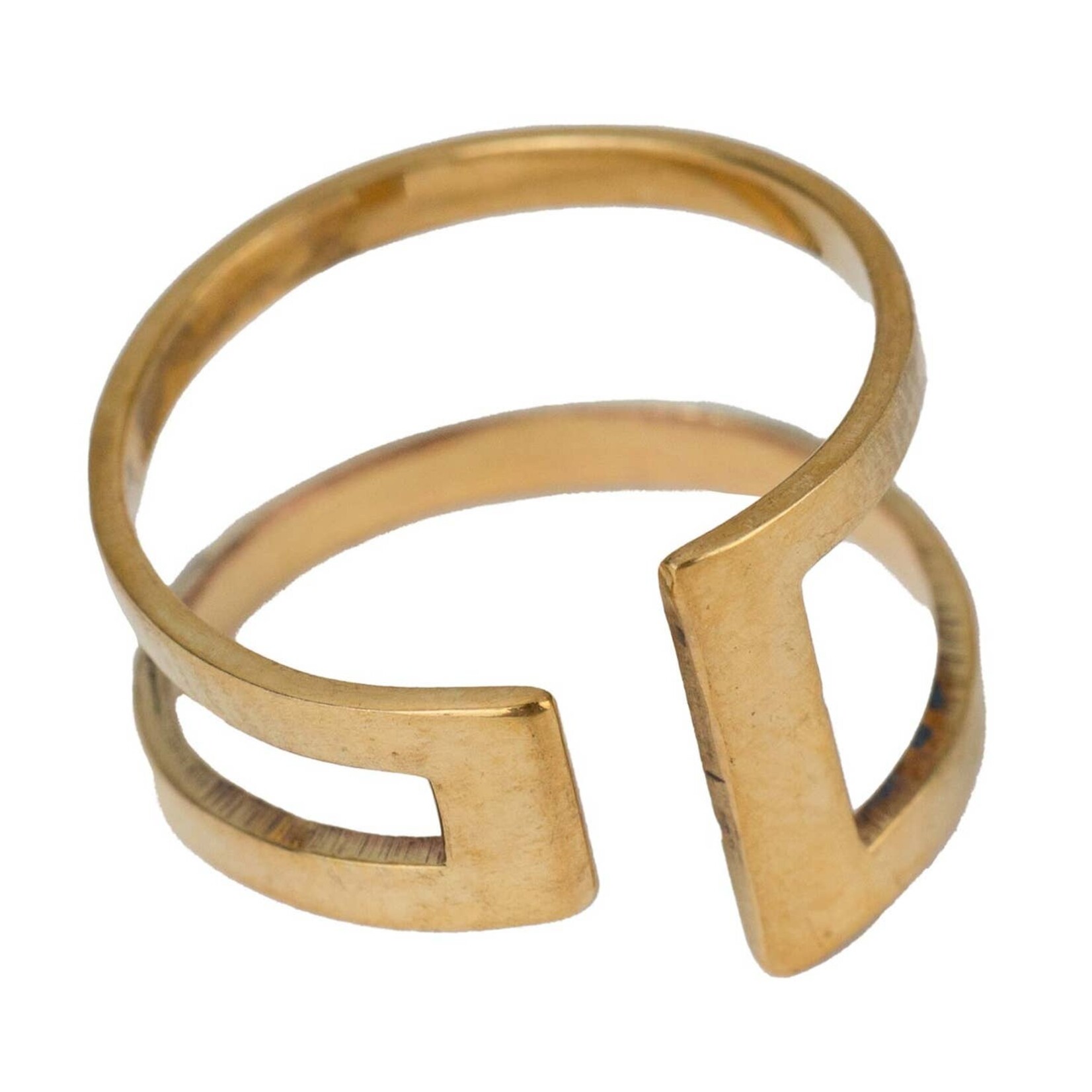 Ten Thousand Villages USA Duality Cuff Ring, Cambodia