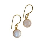 Ten Thousand Villages USA Moonstone Dew Drop Earrings, India