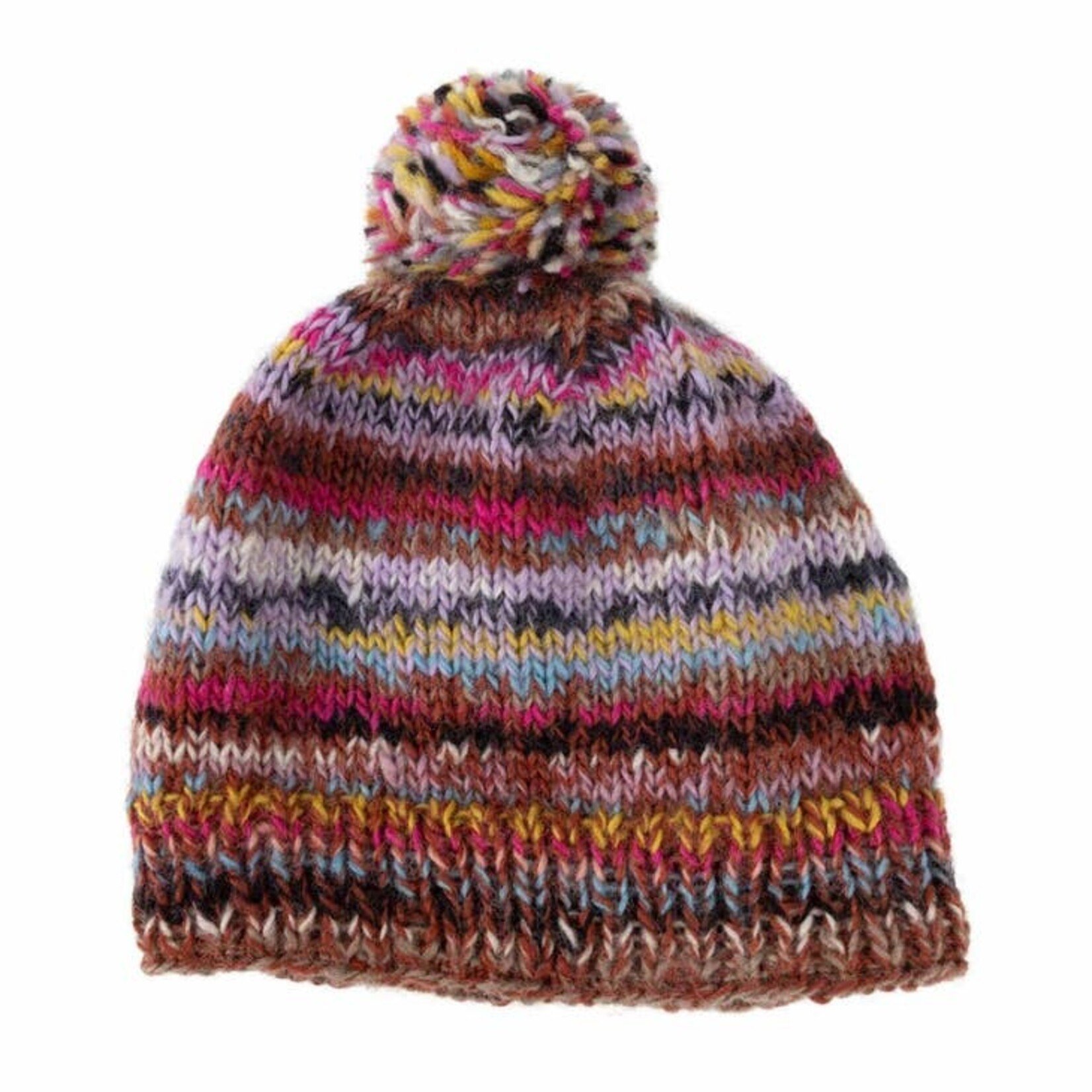 Ten Thousand Villages USA Warm Stripe Wool Hat, Nepal