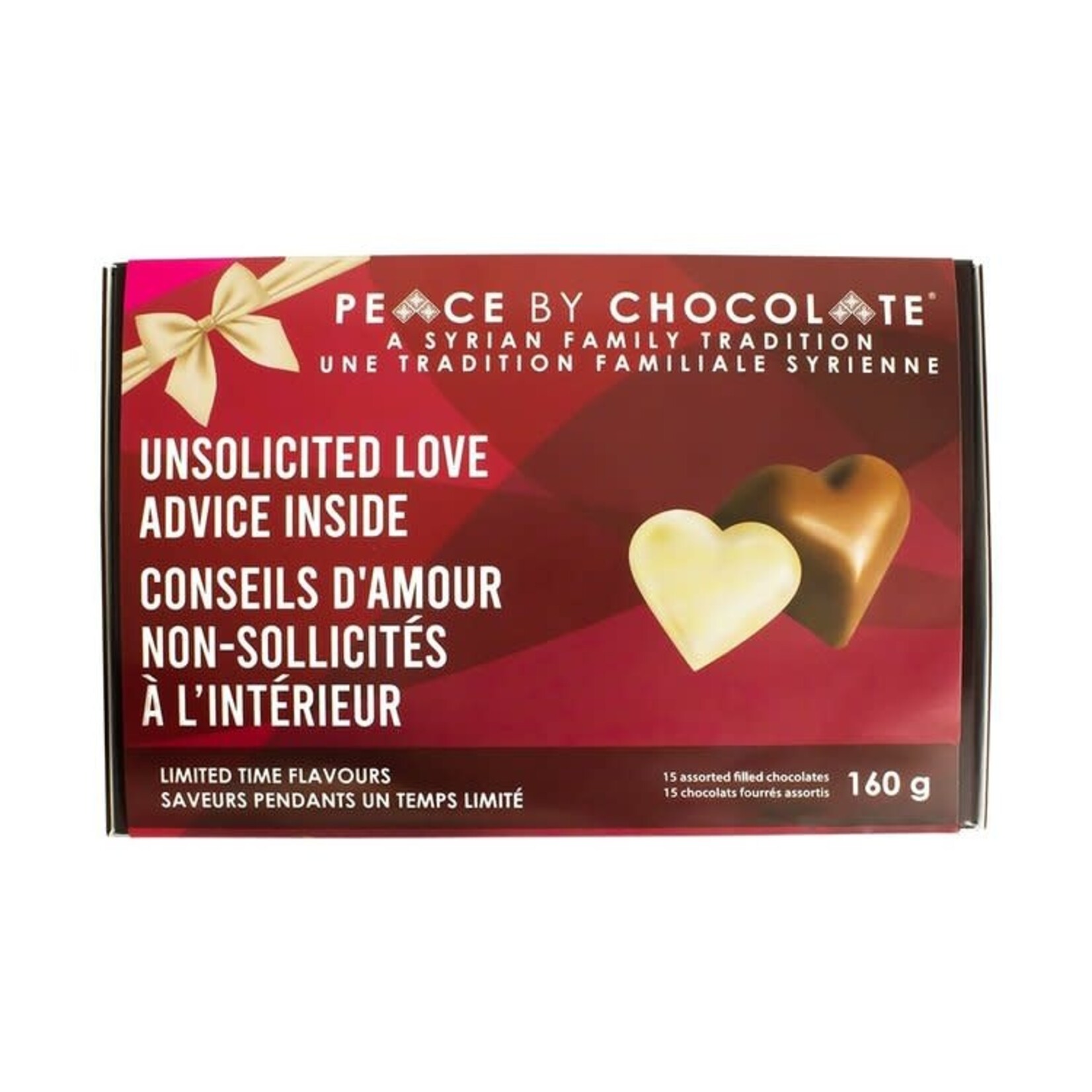 Peace by Chocolate 15pc Valentine's Day Assorted Box, Peace by Chocolate