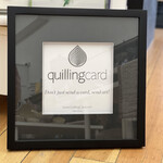 Kalyn Large Quilling Card Frame - Black