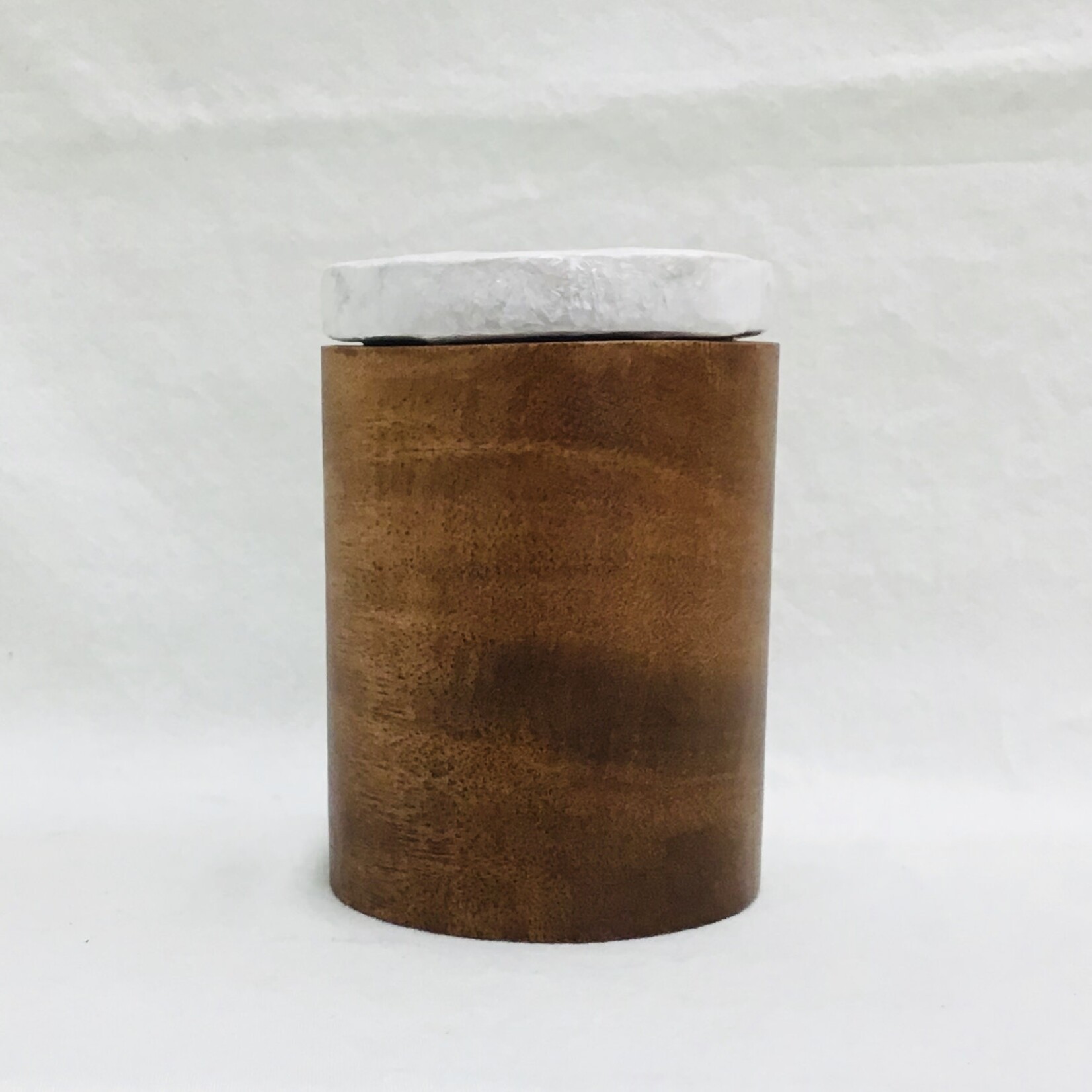 Ten Thousand Villages Acacia Wood Canister (Small)