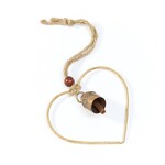 Matr Boomie Air Element Heart Bell Wind Chime - Fair Trade Garden, India