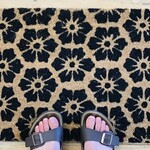 Ten Thousand Villages Floral Doormat