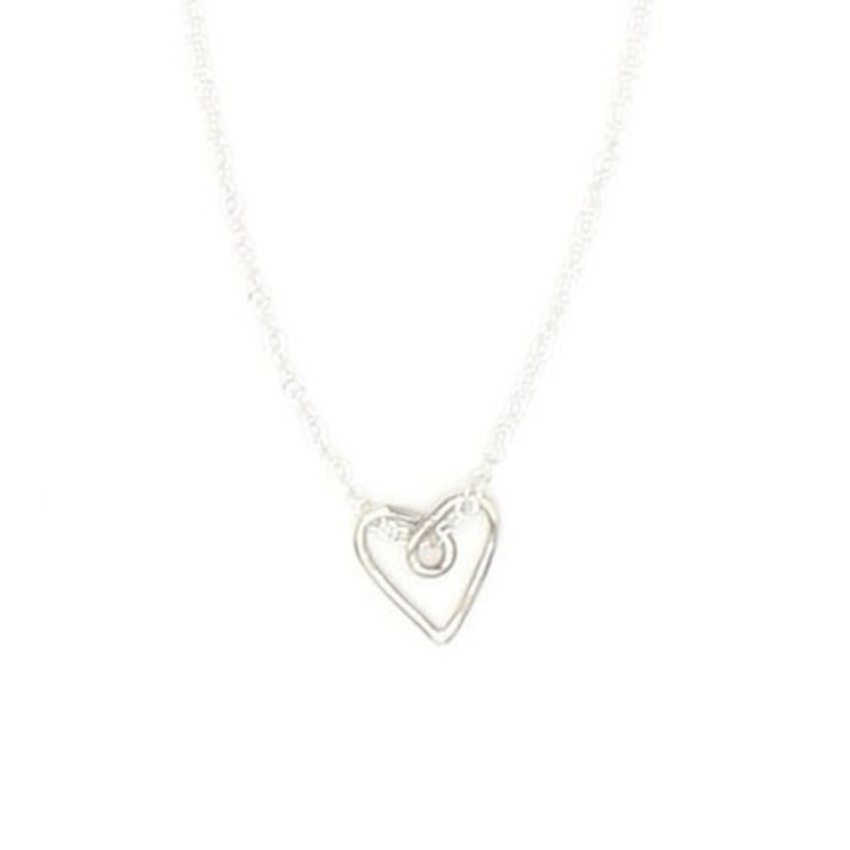 Fair Anita Sweetie Heart Sterling Necklace, Peru