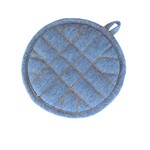 Mr. Ellie Pooh Upcycled Denim Round Pot Holder, Guatemala