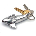 Women of the Cloud Forrest Recycled Aluminum Great White Shark Keychain, Nicaragua