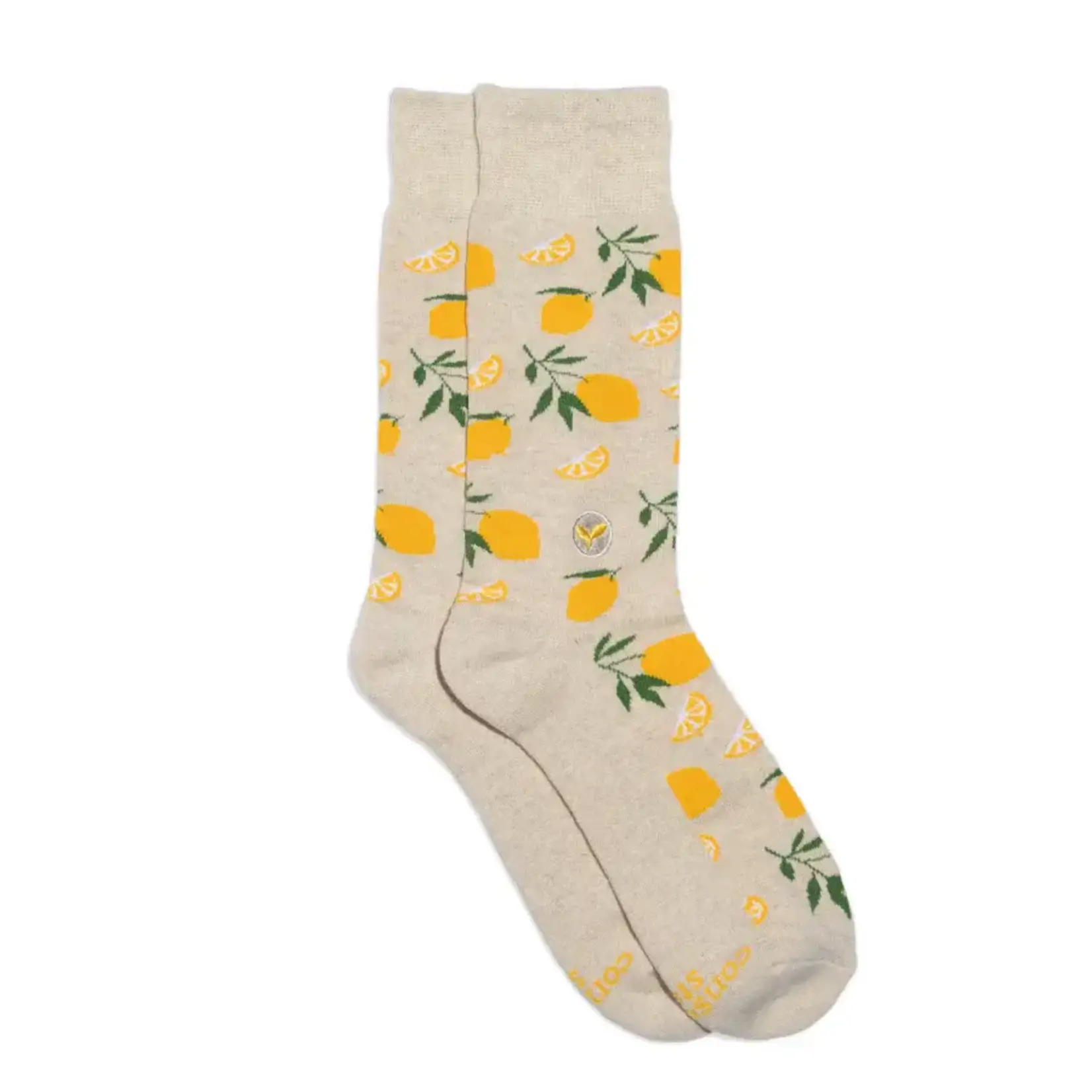 Conscious Step Conscious Step Socks that Plant Trees, Lemon Squeezy, Medium