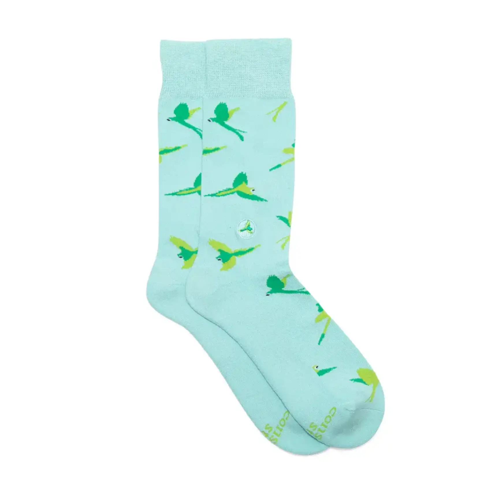 Conscious Step Conscious Step Socks that Protect Macaws, Blue, Medium