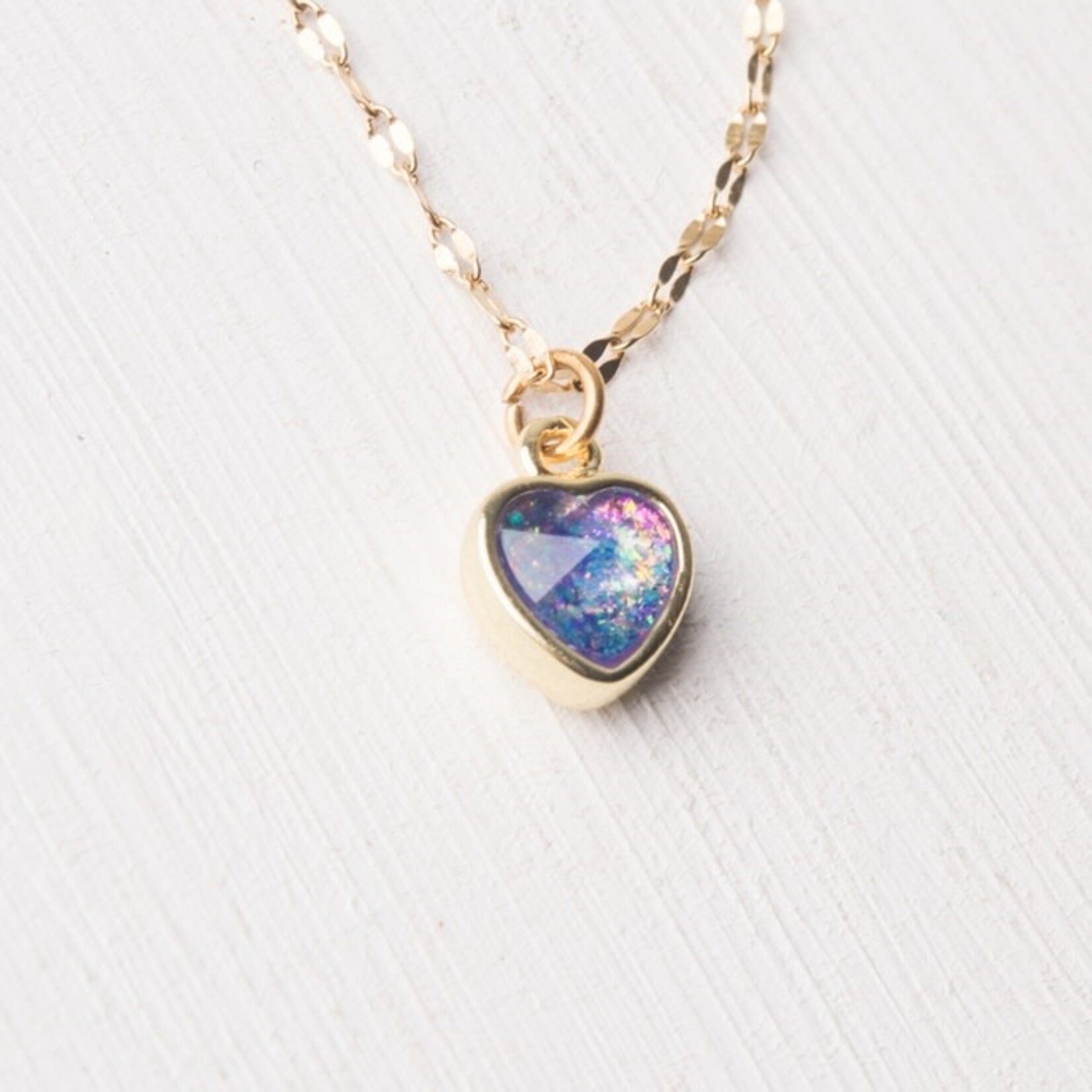 The Starfish Project Wear Blue Gold Heart Necklace, China