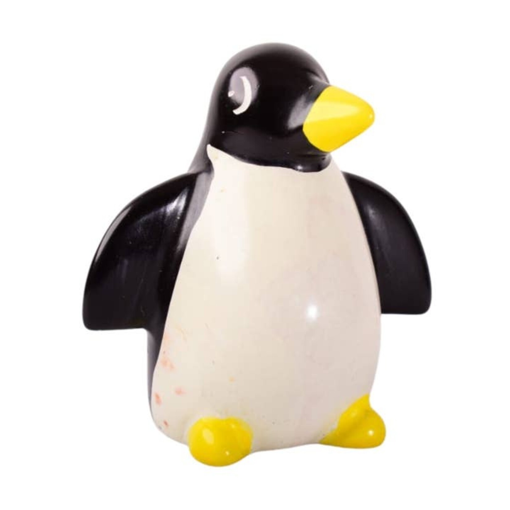 Mr. Ellie Pooh Soapstone Black and White Penguin, Kenya