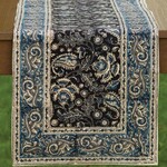 Sevya Handmade Paisley Kalamkari Table Runner, India