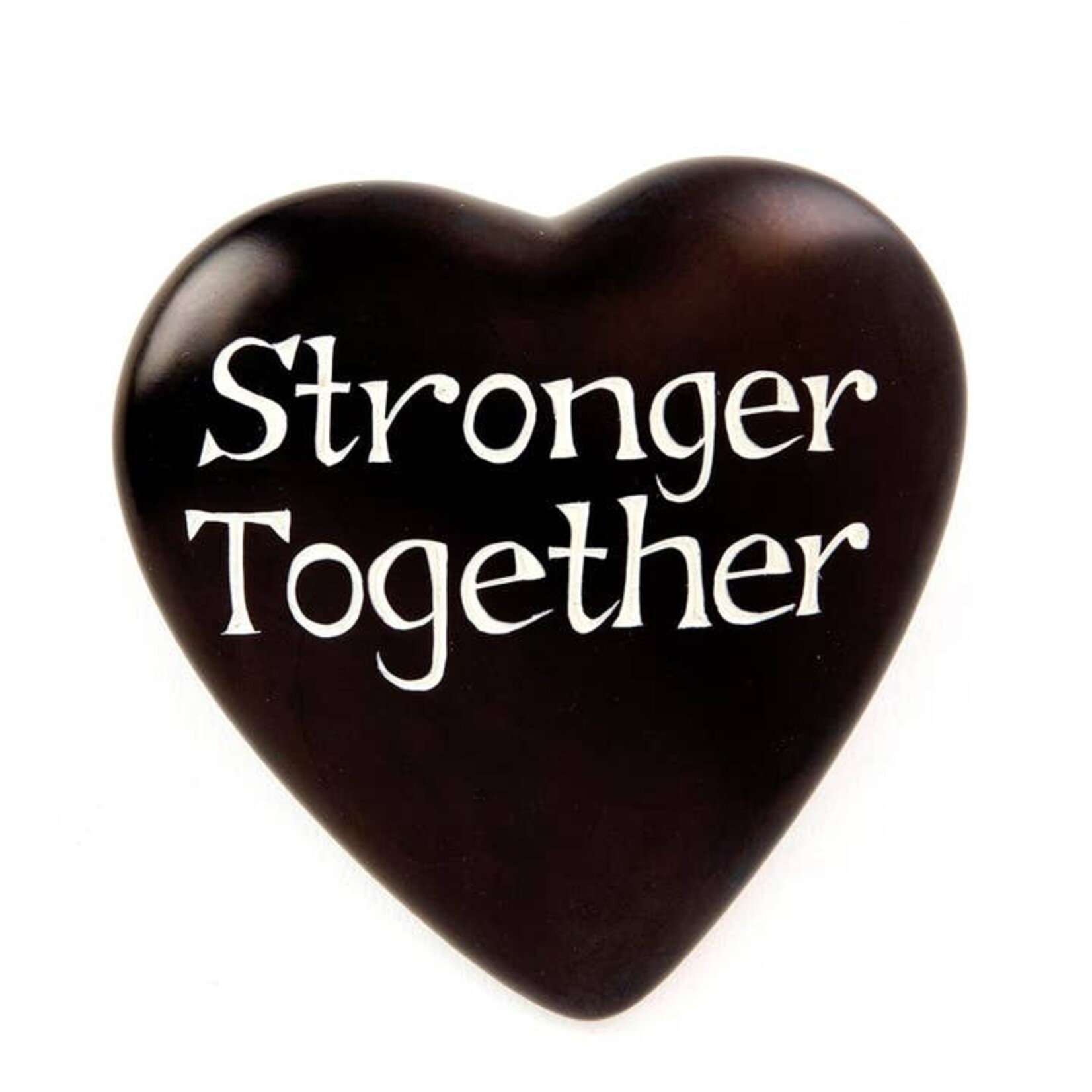 Swahili African Modern Wise Words Large Heart: Stronger Together, Kenya