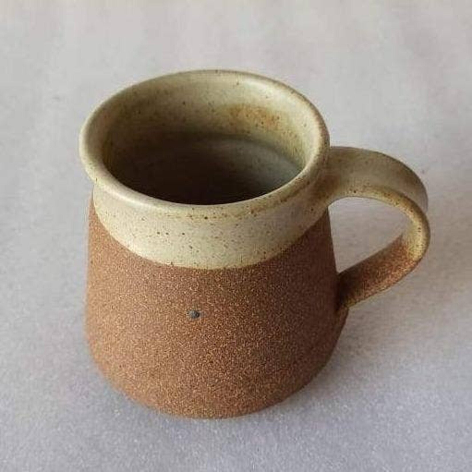 Sobremesa Rustic White Mug Small, India