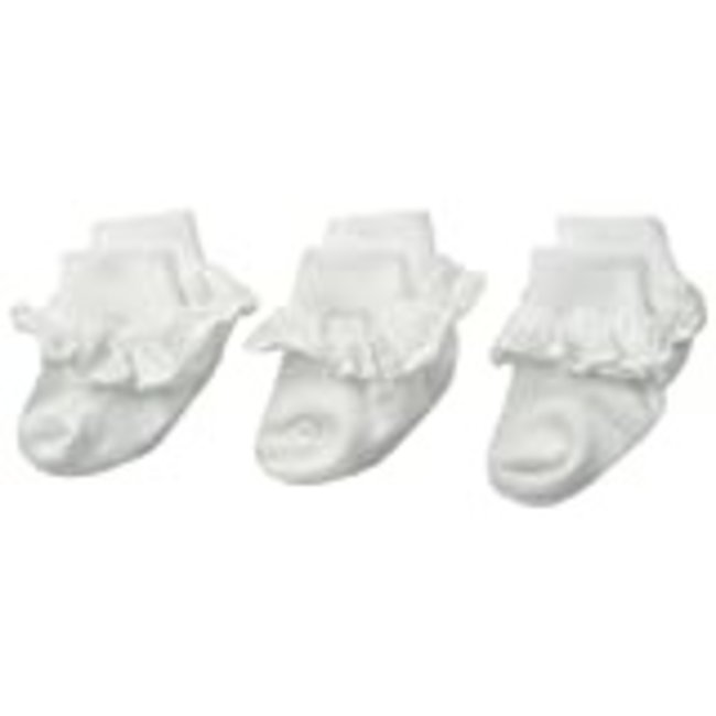 Jefferies Socks Eyelet Lace Ruffle