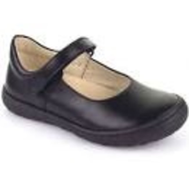 Froddo Girl's Black Leather Mary Janes