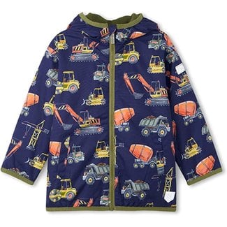 Hatley Hatley Construction Trucks Microfiber Jacket