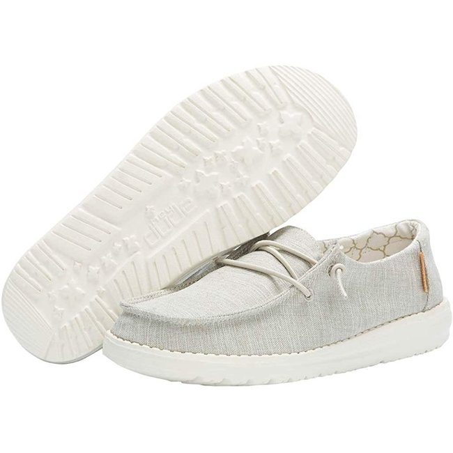 Hey Dude Wendy Youth Linen Beige