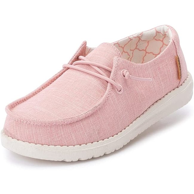 Hey Dude Wendy Youth Linen Cotton Candy - Tootsies Children Shoes