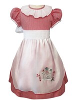 Marco & Lizzy Red/White Check Cap Sleeve Dress