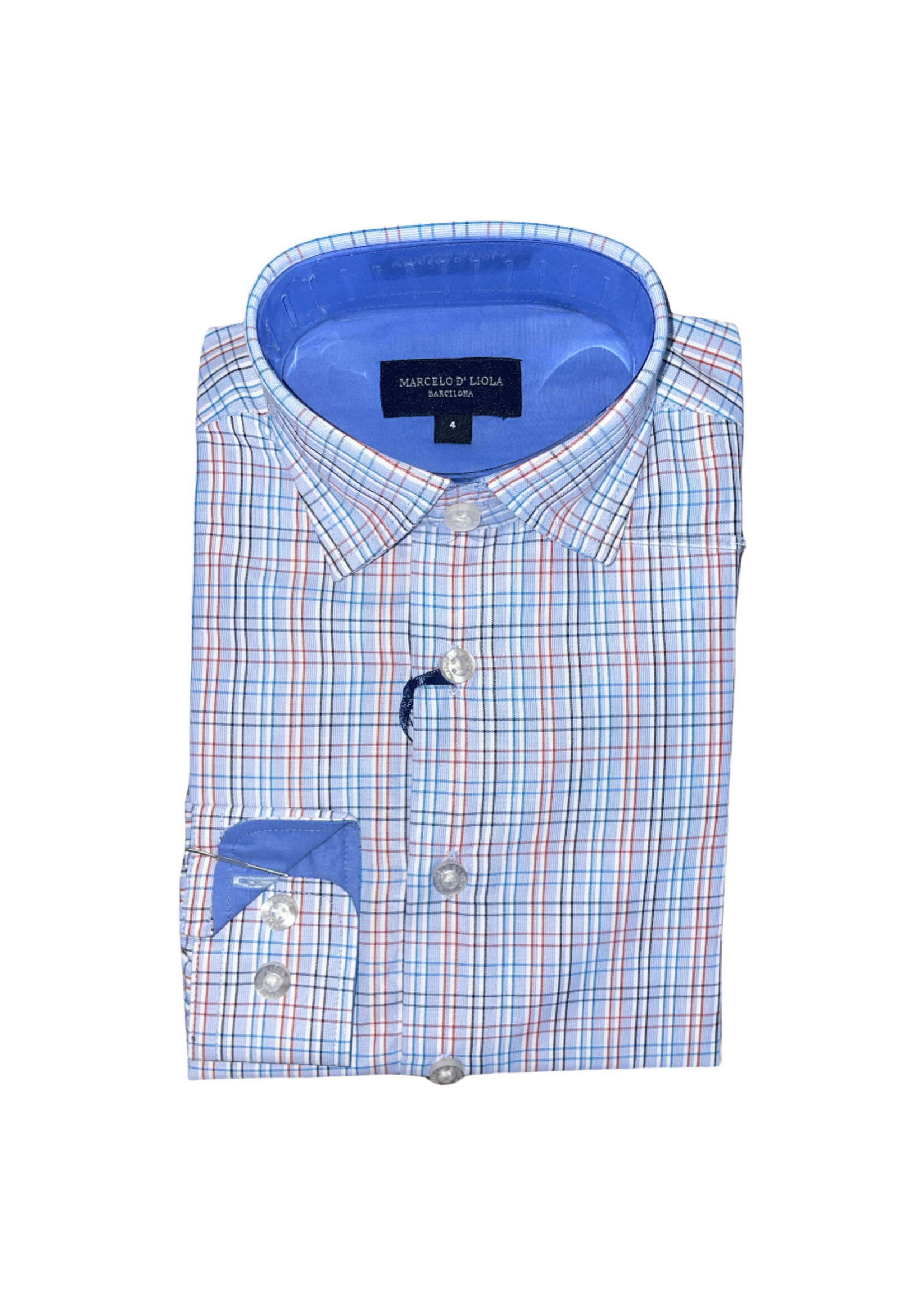 Marcelo D'Liola Blue/Red Chappy Plaid