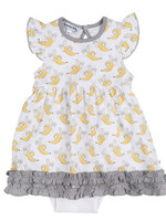 Magnolia Baby Bananas Printed Flutter Dress Set