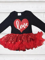 Smart Dressed Kids TuTu Romper w/Love Heart