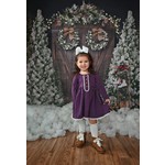 Swoon Baby Purple Petal Dottie Dress
