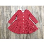 Serendipity Red/White Stripe Pocket Dress