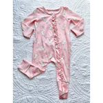 Charlie's Project Cute Kitty Ivy Ruffle Bamboo Footless Romper
