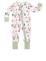 Emerson and Friends Santa and Friends Zipper Pajama