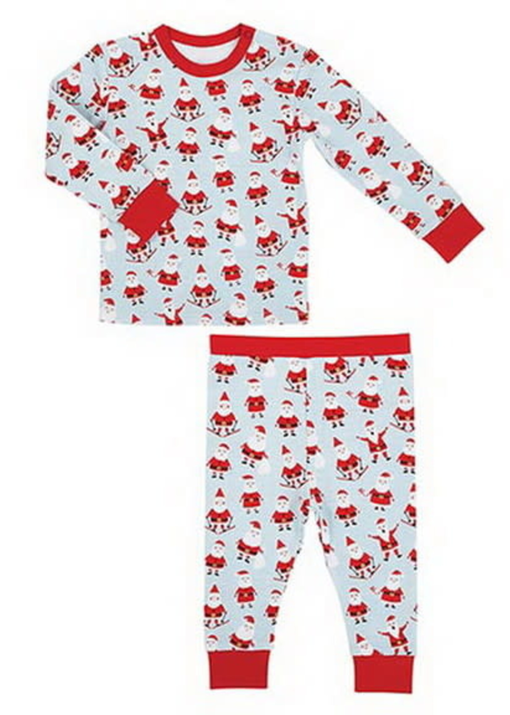 Stephan Baby 2 pc Santa PJs 6-12M