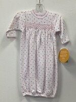 Magnolia Baby Pink Heart Smocked Gown