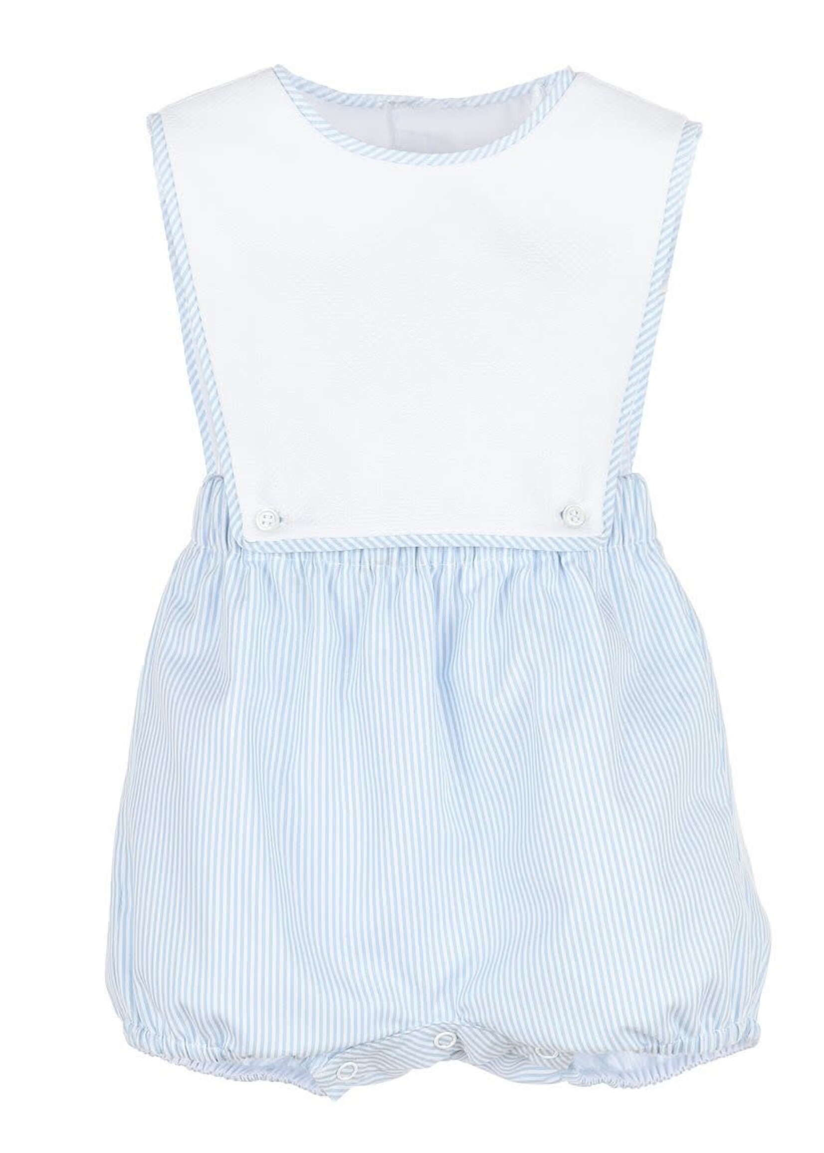 Sophie & Lucas Blue Lakeside Stripes Overall