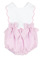 Sophie & Lucas Pink Lakeside Stripes Saylor Overall
