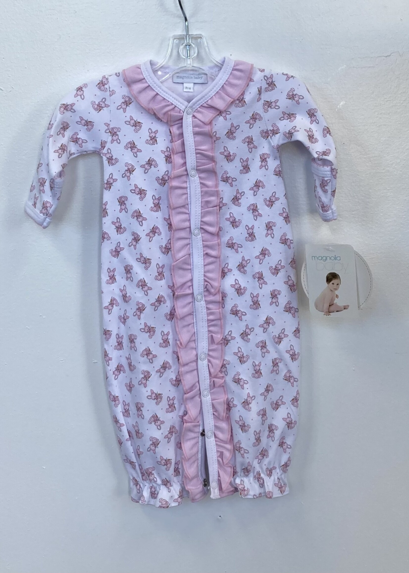Magnolia Baby Pink/White Bunny Conv. Gown