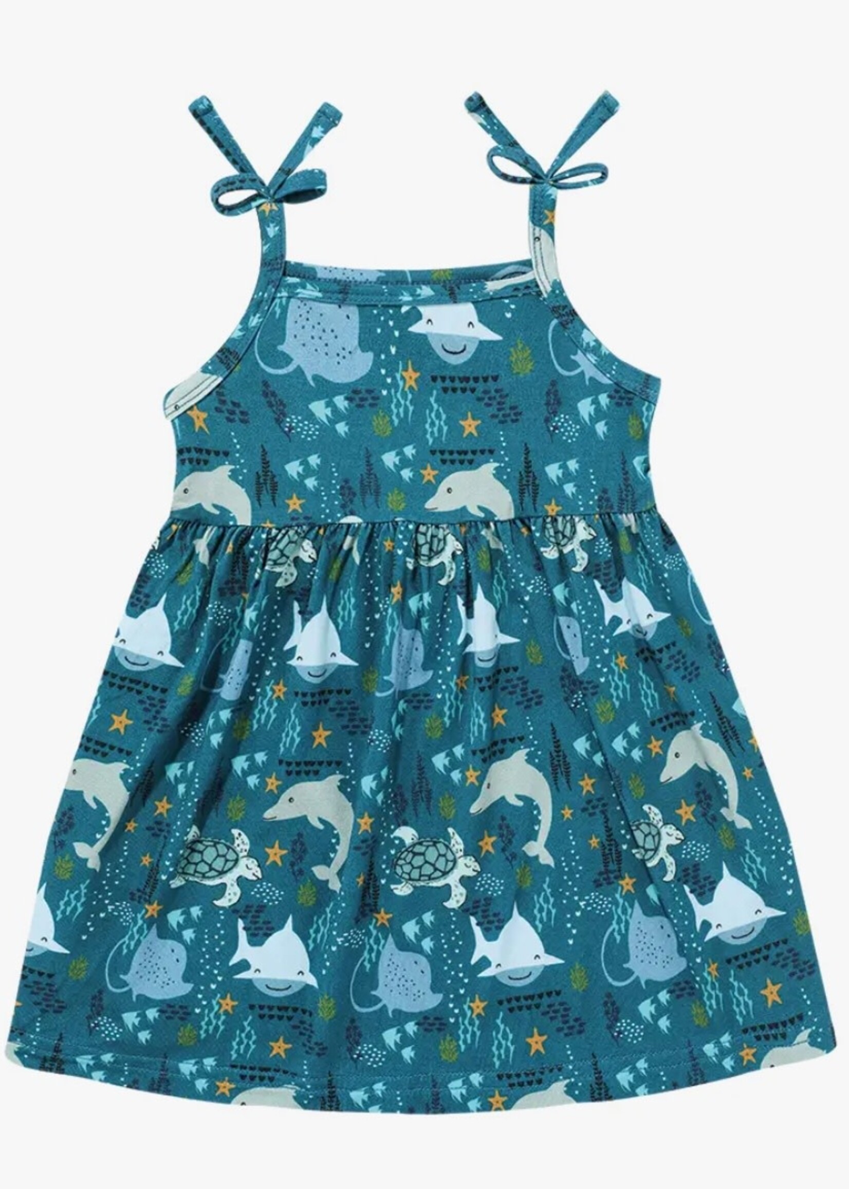 Emerson and Friends Ocean Friends Viscose Bamboo Twirl Sundress