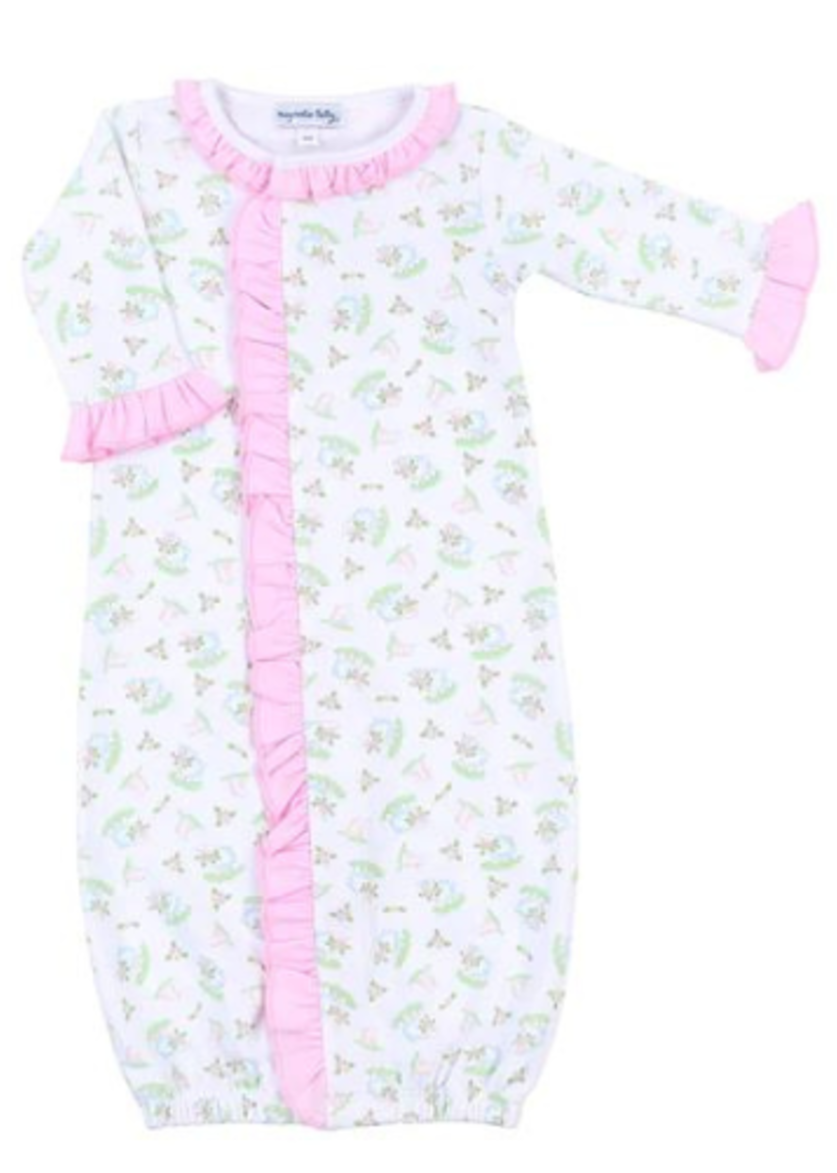 Magnolia Baby Pink Precious Lamb and Bunny Ruffle Front Converter