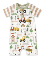 Tesa Babe Farmers Market Henley Shorty Romper