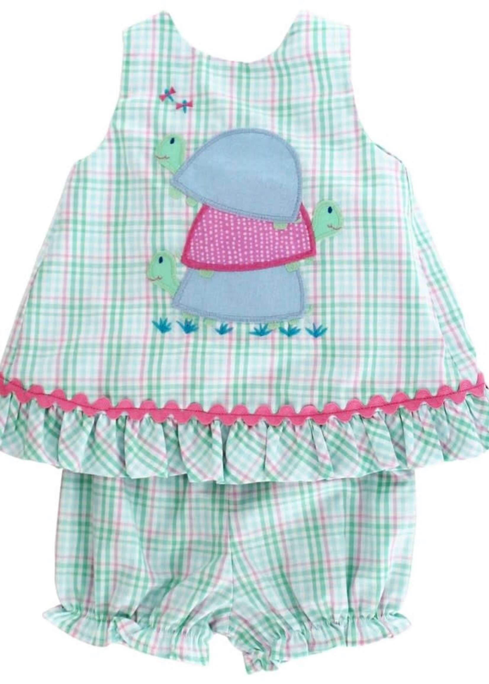 The Bailey Boys Turtle Tower Angel Dress w/Bloomer