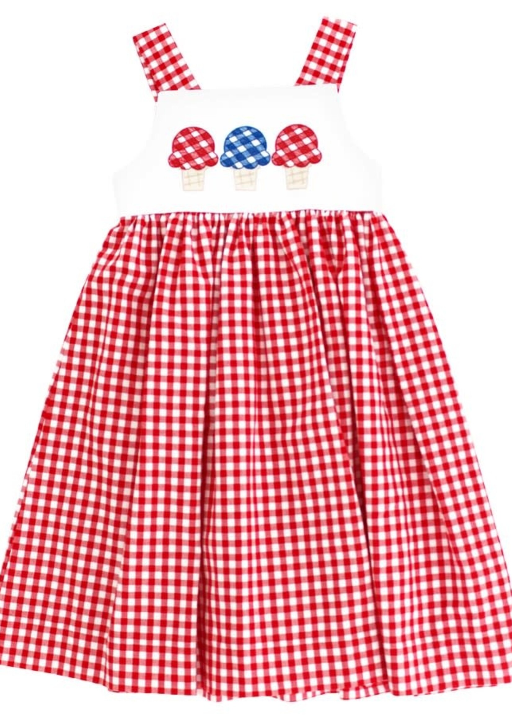 The Bailey Boys Red Check Sweet Summertime Sundress